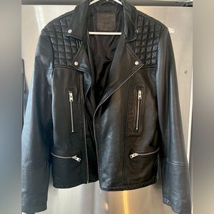 All Saints Leather Biker Jacket